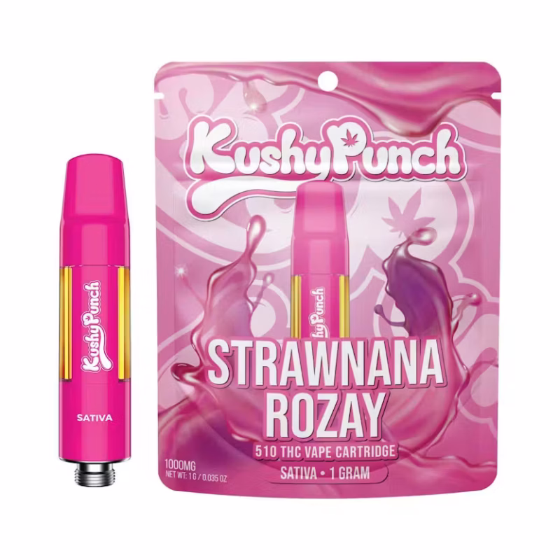 KUSHY PUNCH - Strawnana Rozay Cartridge 510 Thread