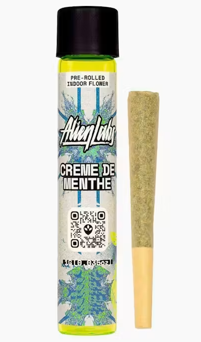 Creme de Menthe Pre-Roll 1G Single by ALIEN LABS