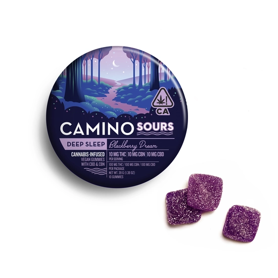 Camino Sour Blackberry Dream 'Deep Sleep' Gummies (I)