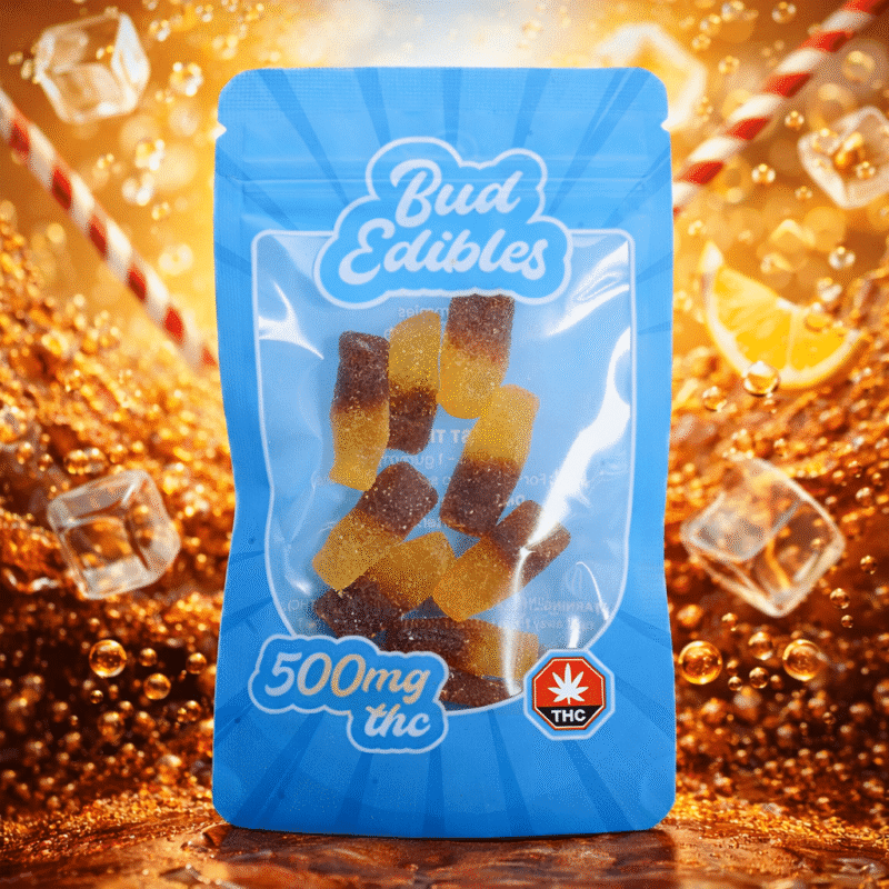 Bud Edibles – Cola Bottles (500mg THC)