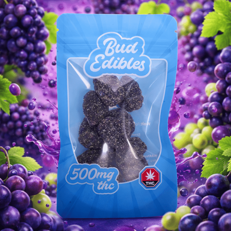 Bud Edibles – Fuzzy Grape (500mg THC)