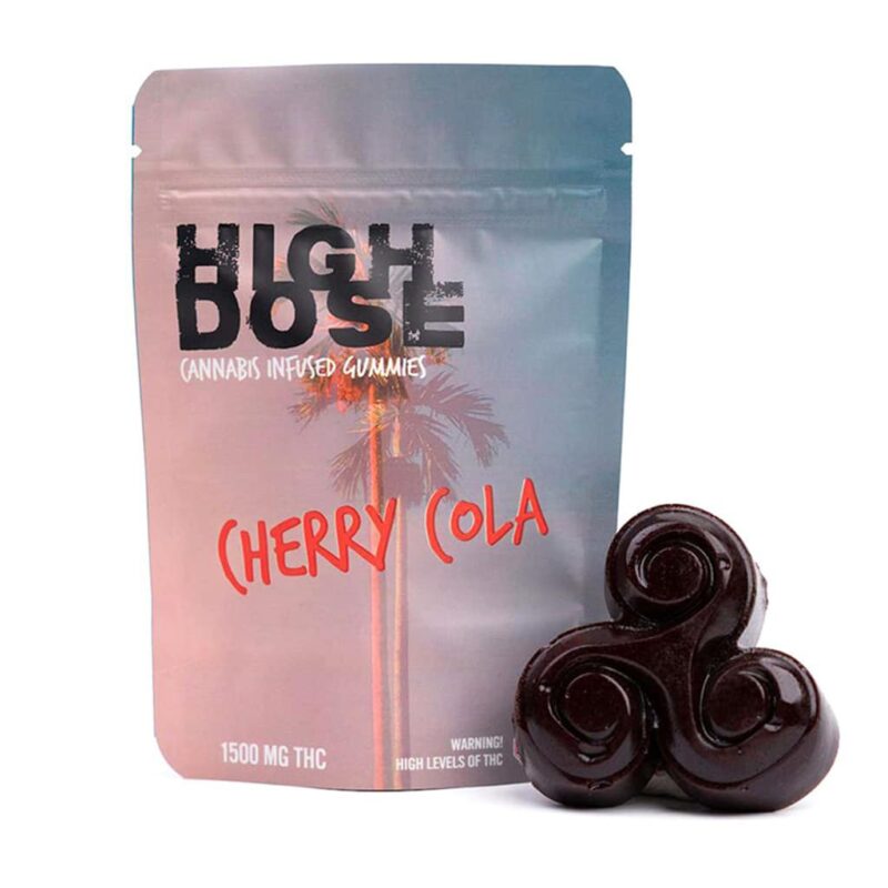 High Dose – Cherry Cola THC Gummies (1500mg)
