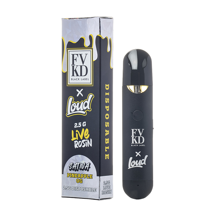 FVKD Black Label x Loud Live Rosin Disposable 2.5G - Image 3