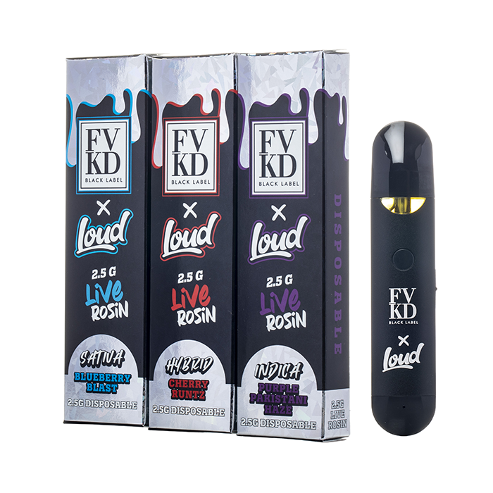 FVKD Black Label x Loud Live Rosin Disposable 2.5G