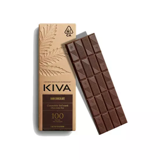KIVA Dark Chocolate Bar