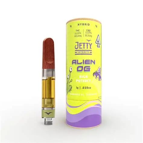 Alien OG HIGH THC Cartridge 1g by Jetty Extracts