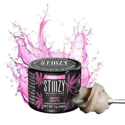 Sunset Gelato Live Rosin Badder by STIIIZY Live Rosin