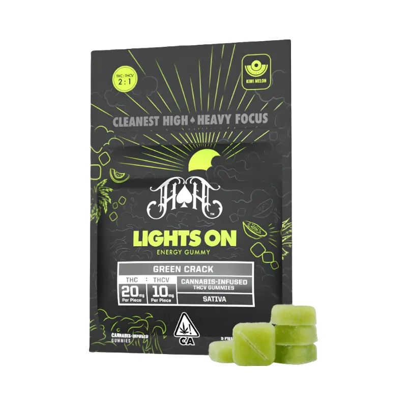 Heavy Hitters – Green Crack 2:1 Gummies