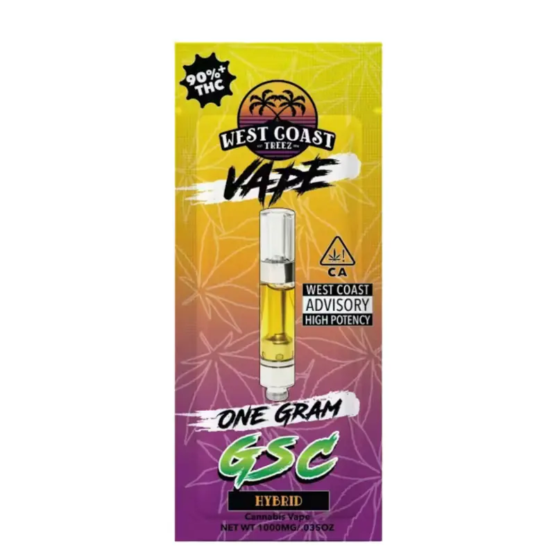 West Coast Treez – Bubba Kush 1g Cart