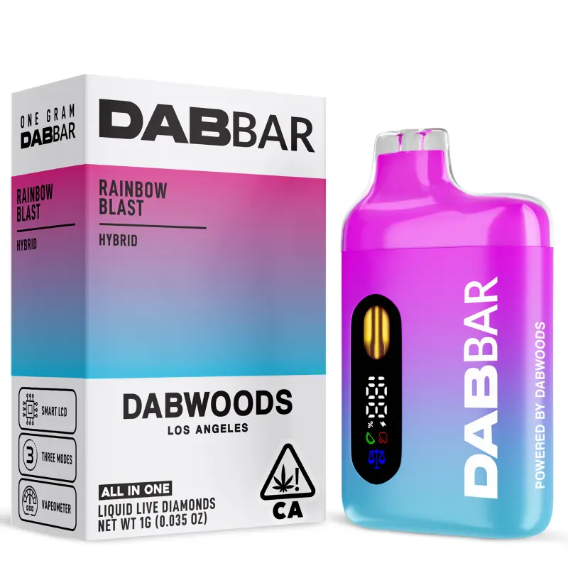 Dabwoods All-in-One – Rainbow Blast Liquid Diamond (1g)