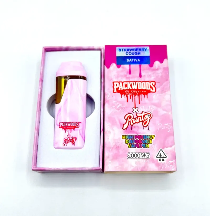 Packwoods X Runtz – Strawberry Cough (Sativa)