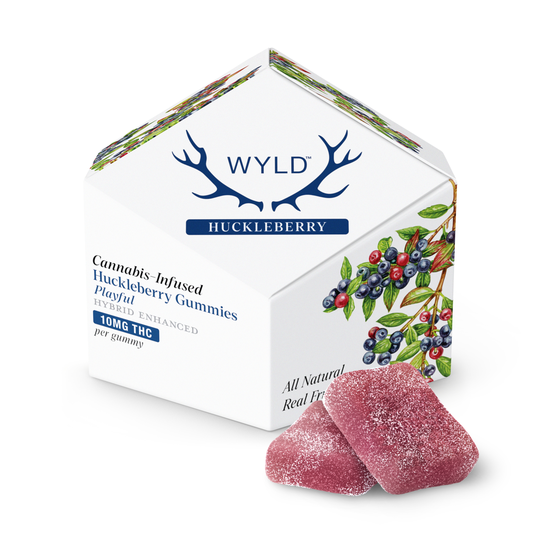 WYLD Huckleberry Playful Gummies