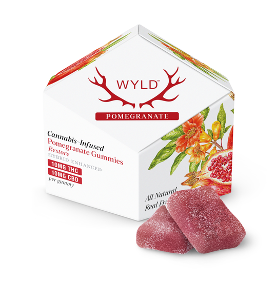 WYLD Pomegranate Restore Gummies