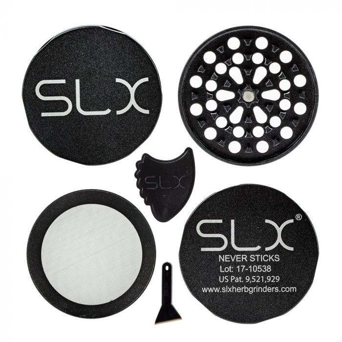 SLX Aluminum Non-Stick Herb Grinder | 4-Part | 2.4 Inch - Image 2
