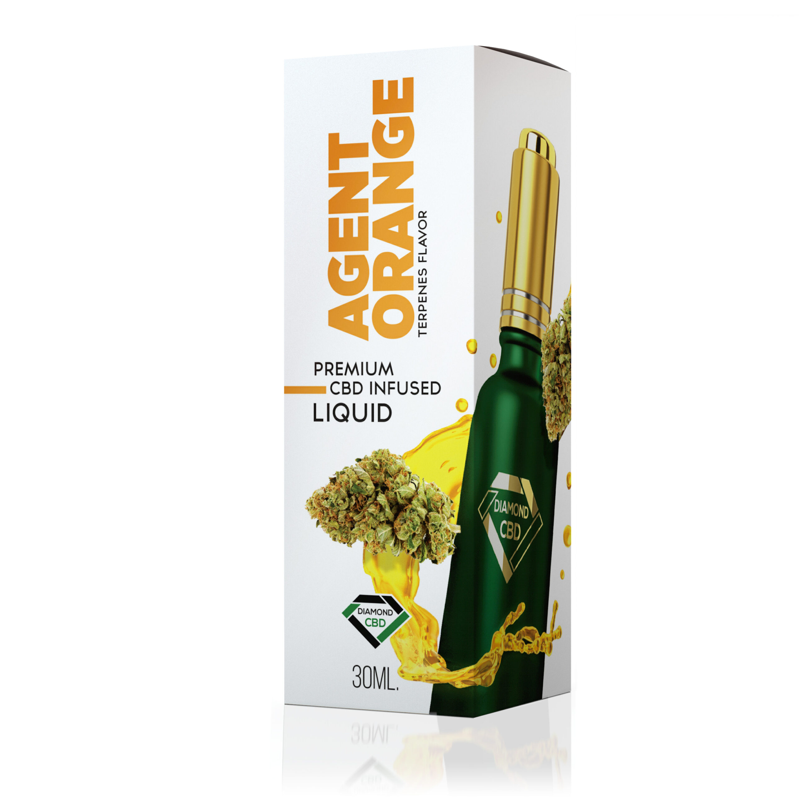 Agent Orange Kush Diamond CBD Oil - Image 3
