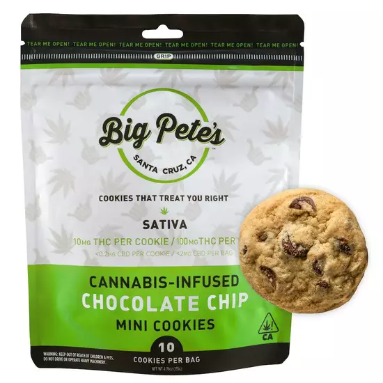 Big Pete's Chocolate Chip Mini Cookies - Sativa