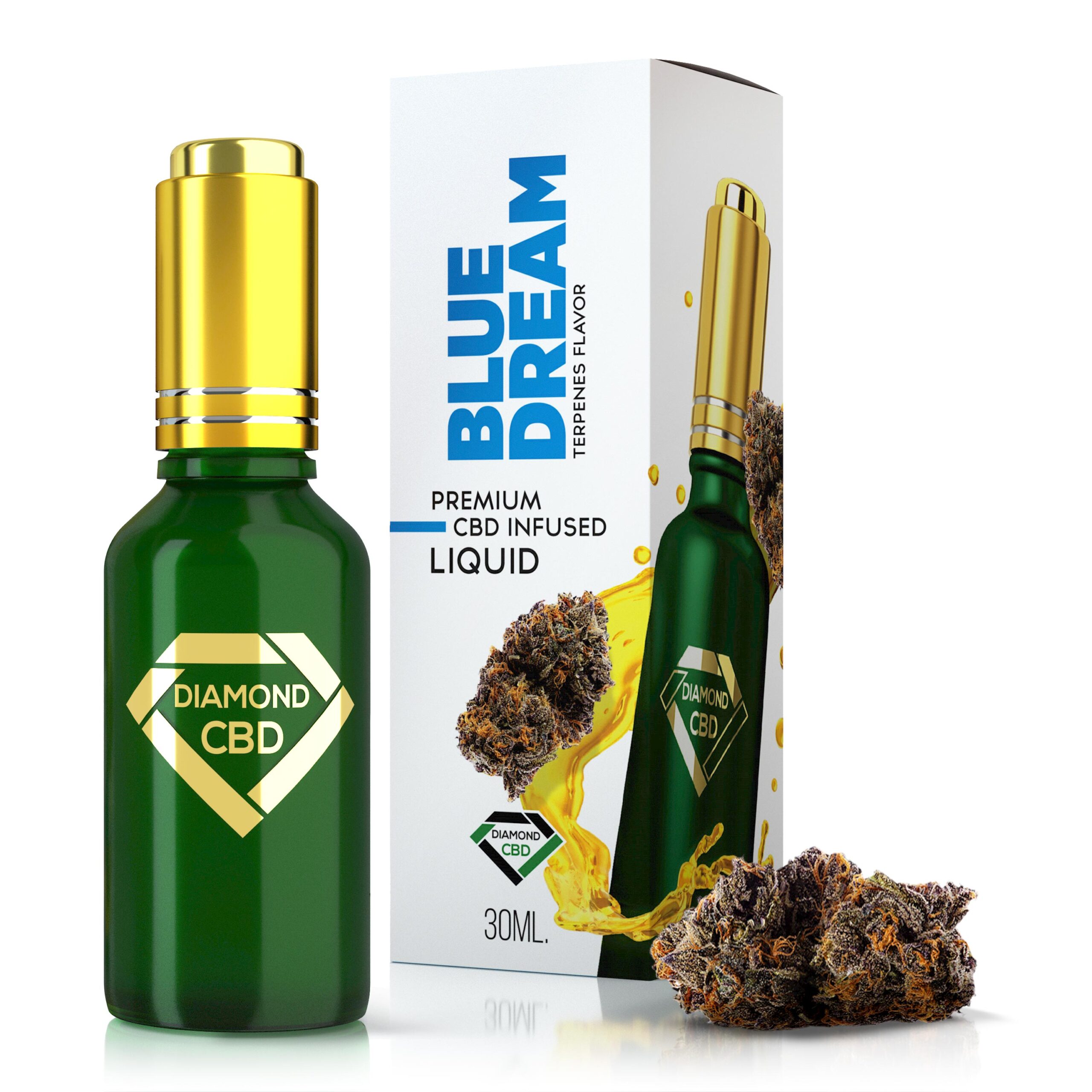 Blue Dream Terpenes Diamond CBD Oil - Image 3