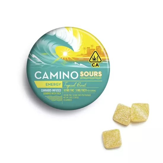 Camino Sour Tropical Burst 'Energy' Gummies (S)