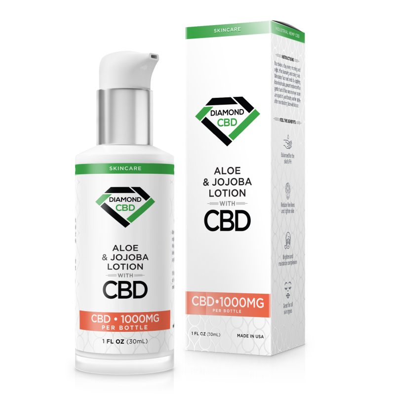 Diamond CBD Aloe & Jojoba Lotion