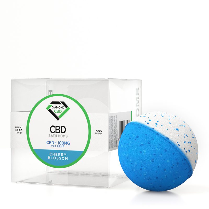 CBD Bath Bomb Cherry Blossom