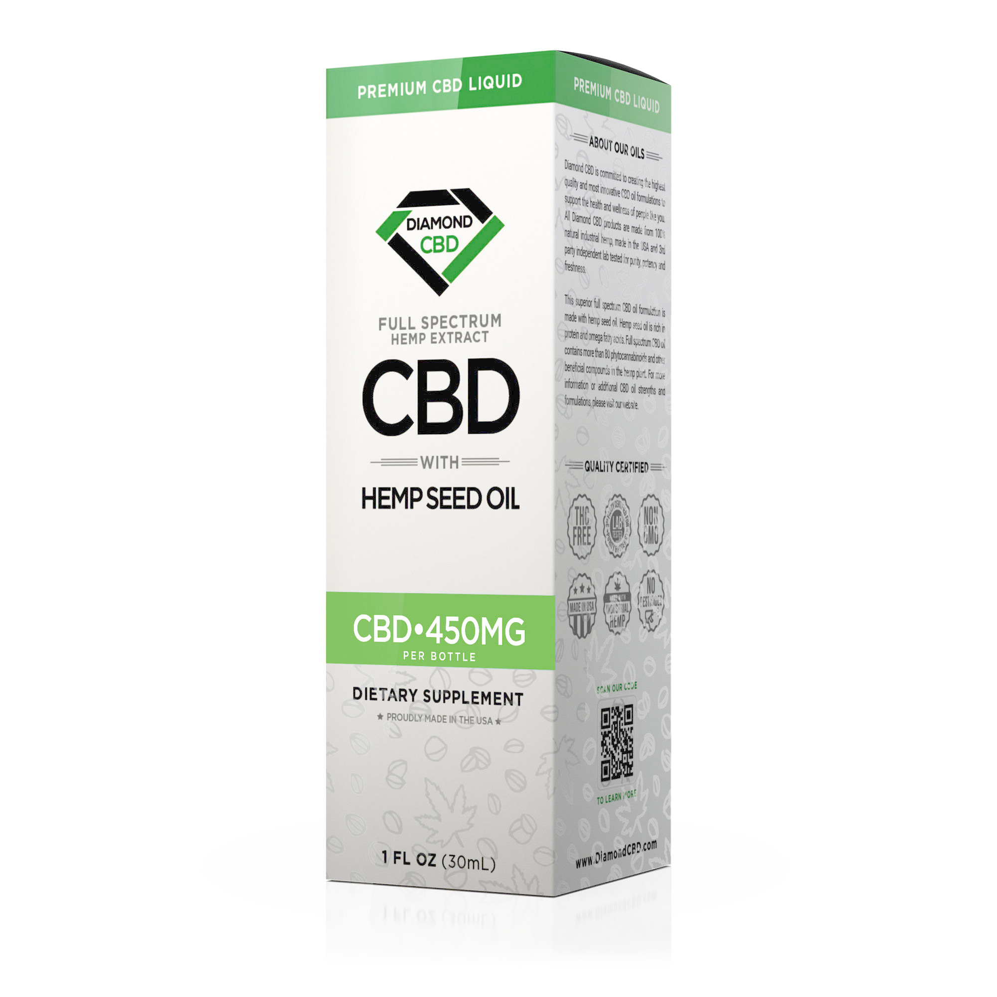 Diamond CBD Full Spectrum Hemp Seed Oil - Image 2