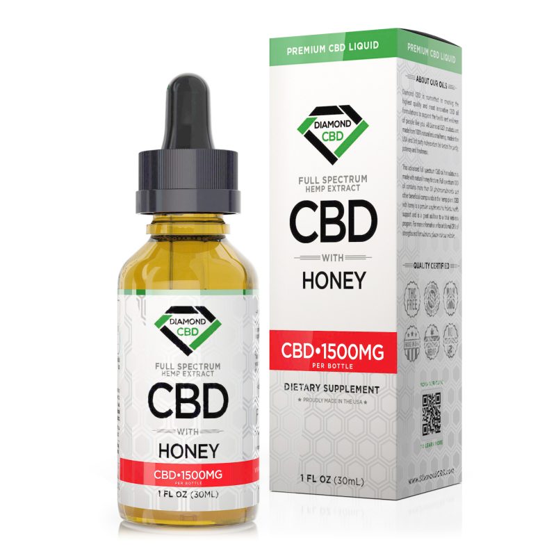 Diamond CBD Full Spectrum Honey Tincture Oil