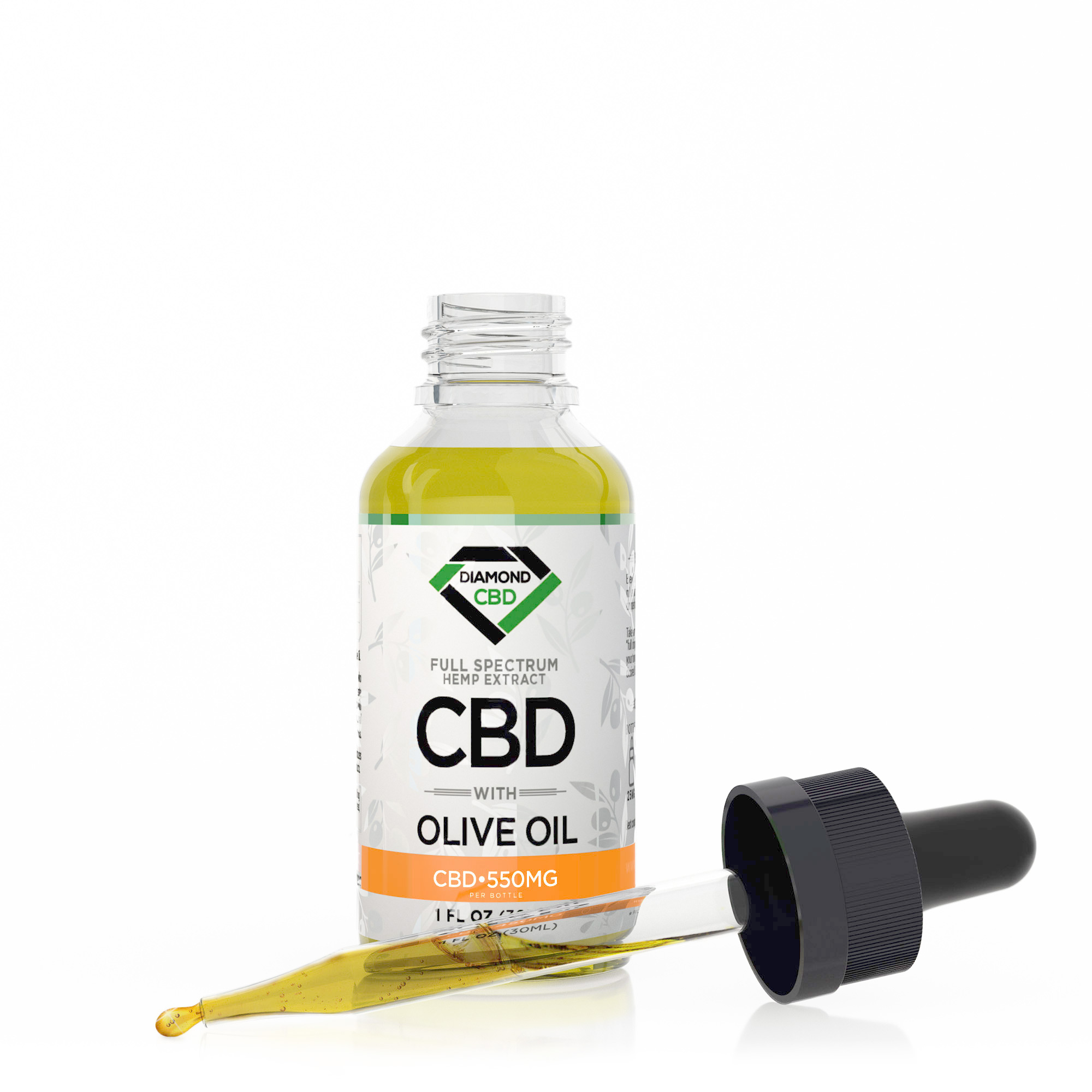 Diamond CBD Full Spectrum Olive Oil - Image 2