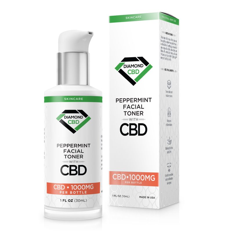 Diamond CBD Peppermint Facial Toner
