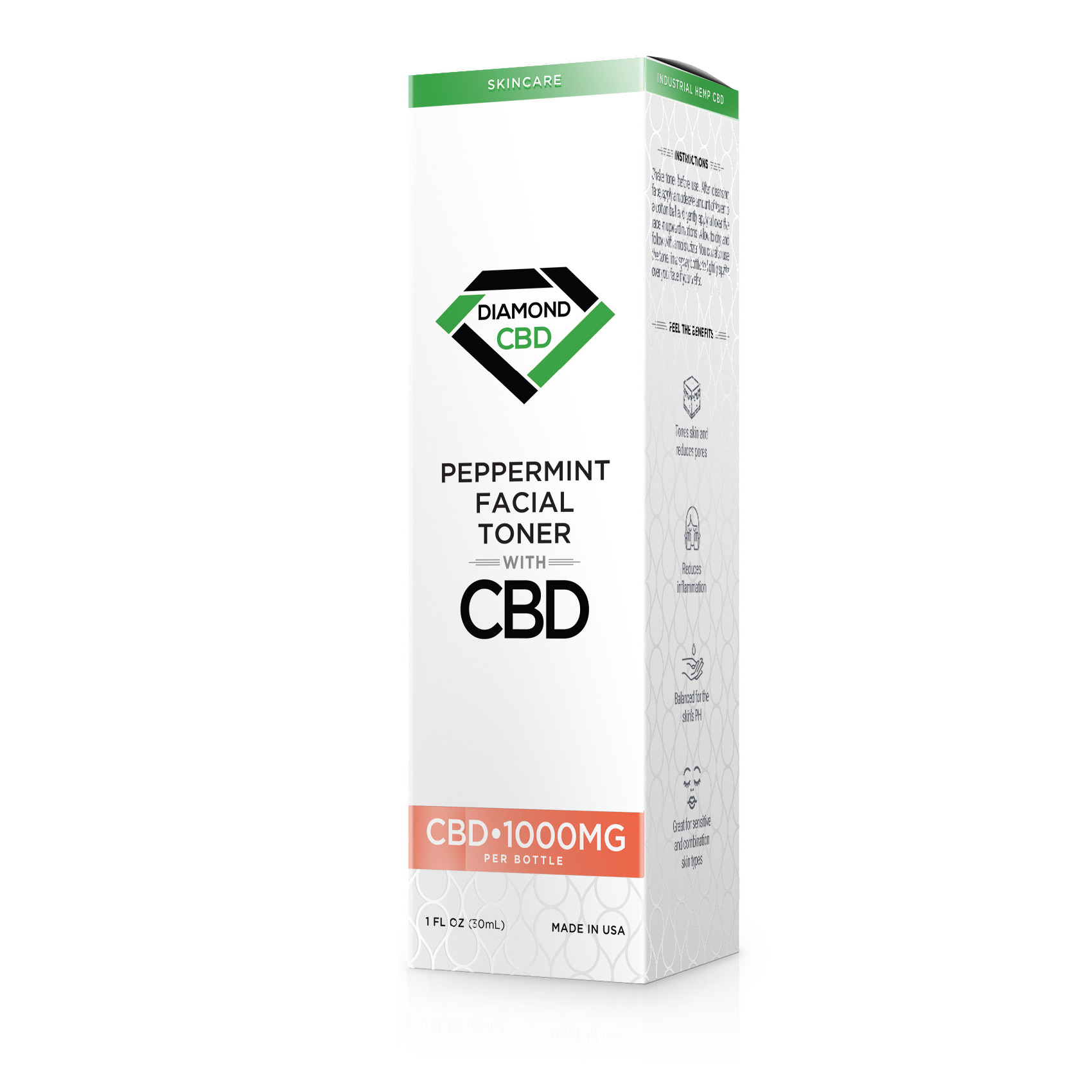 Diamond CBD Peppermint Facial Toner - Image 3