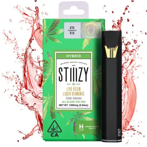 STIIIZY All-In-One – Purple Lemon Cherry Gelato Diamonds (1g)