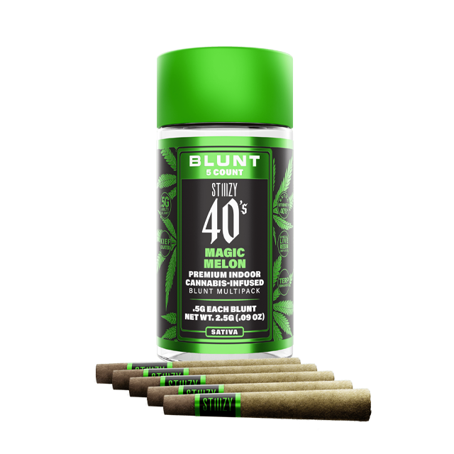 Magic Melon Infused 40's Preroll 5pk by STIIIZY Infused
