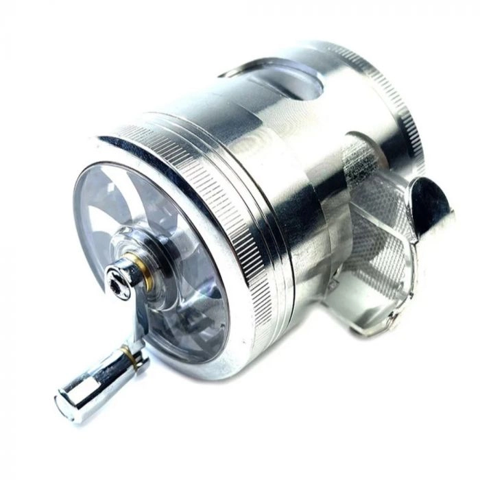 Cloud 8 Hand Crank Grinder with Glass Window & Drawer - Image 4
