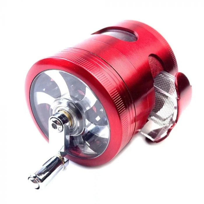 Cloud 8 Hand Crank Grinder with Glass Window & Drawer - Image 3