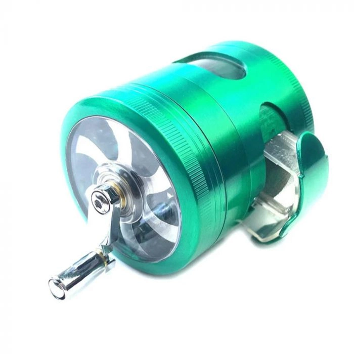 Cloud 8 Hand Crank Grinder with Glass Window & Drawer - Image 2