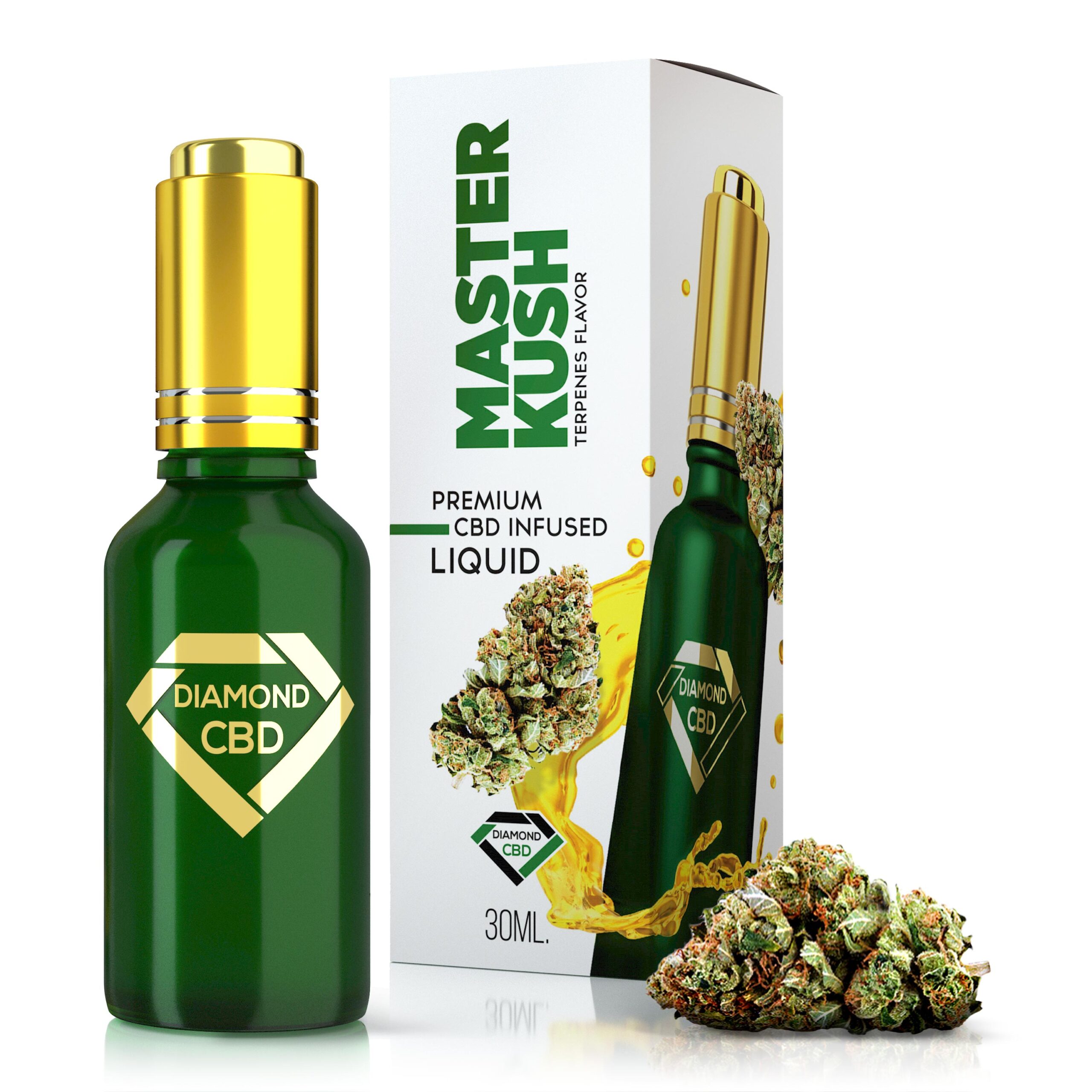 Master Kush Terpenes Diamond CBD Oil