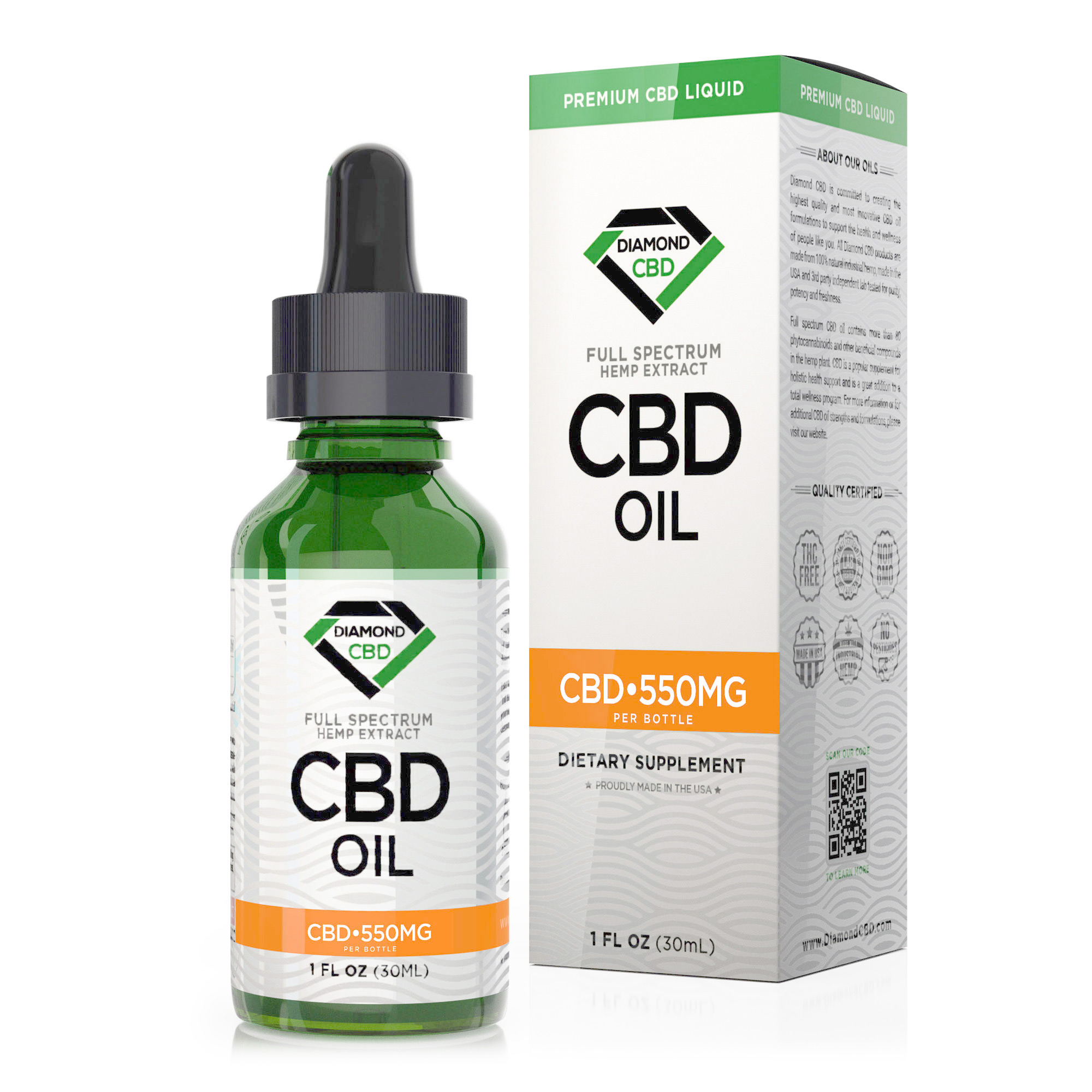 Unflavored Diamond CBD Oil