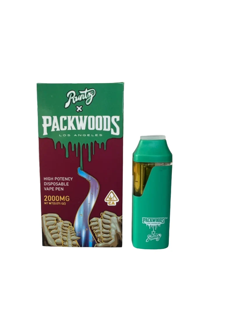 Packwoods x runtz disposable vape – watermelon ice (Hybrid)