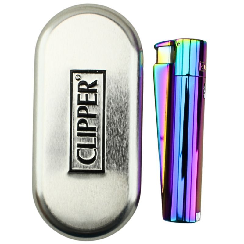 Clipper Electronic Jet Flame Lighter Gift Set - Icy - Image 4