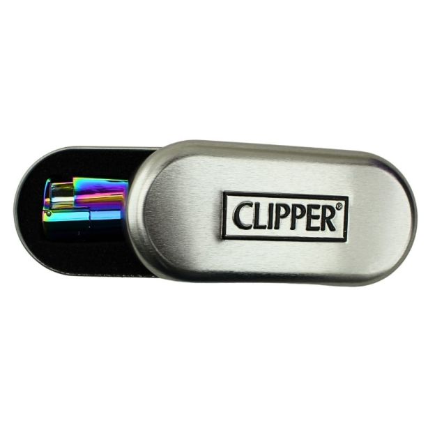 Clipper Electronic Jet Flame Lighter Gift Set - Icy - Image 3