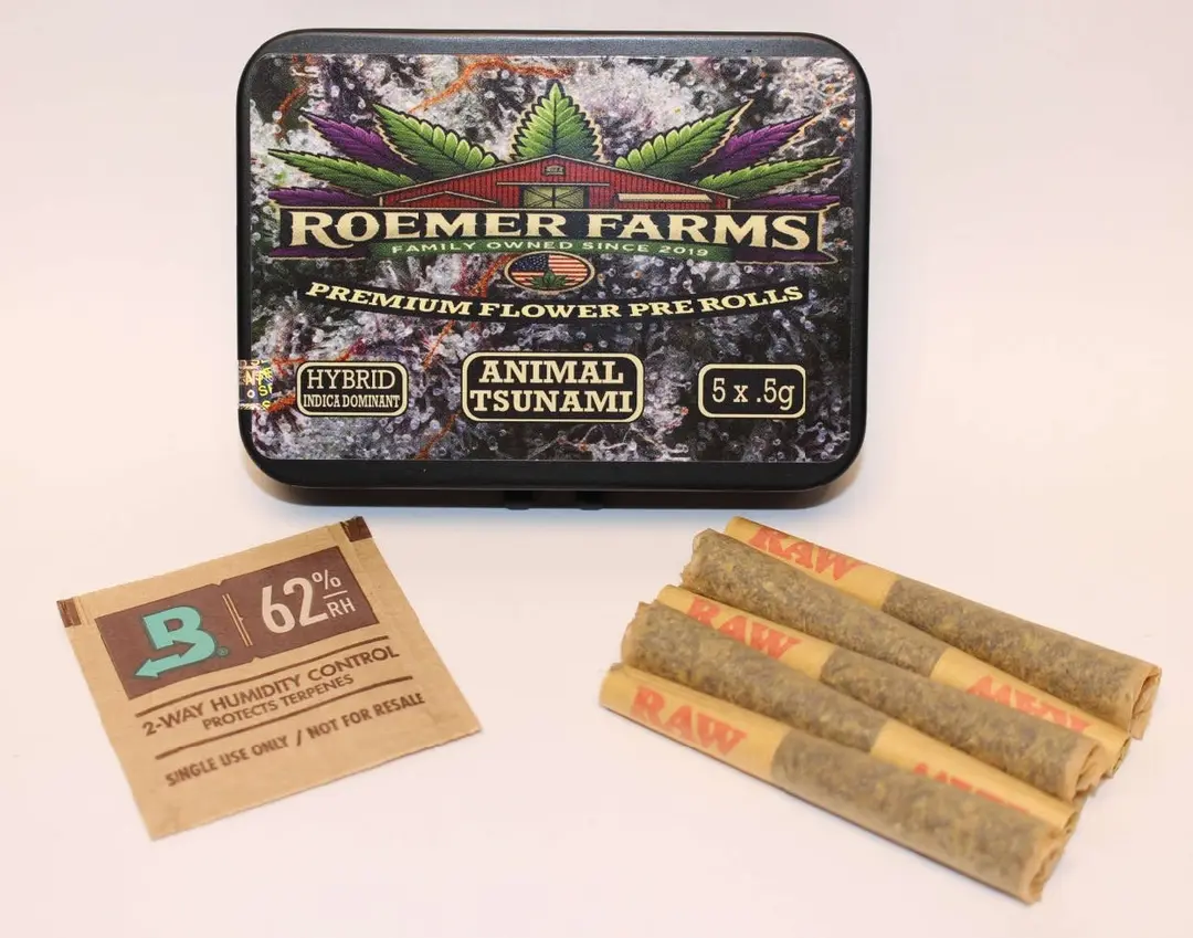 Roemer Farms E-85-5pk Pre-rolls 2.5g