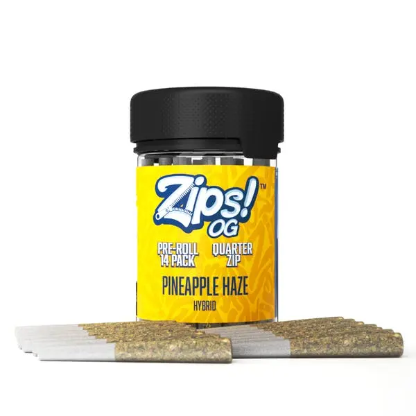 Zips Og Pineapple Haze 14 pack Pre-rolls 7g