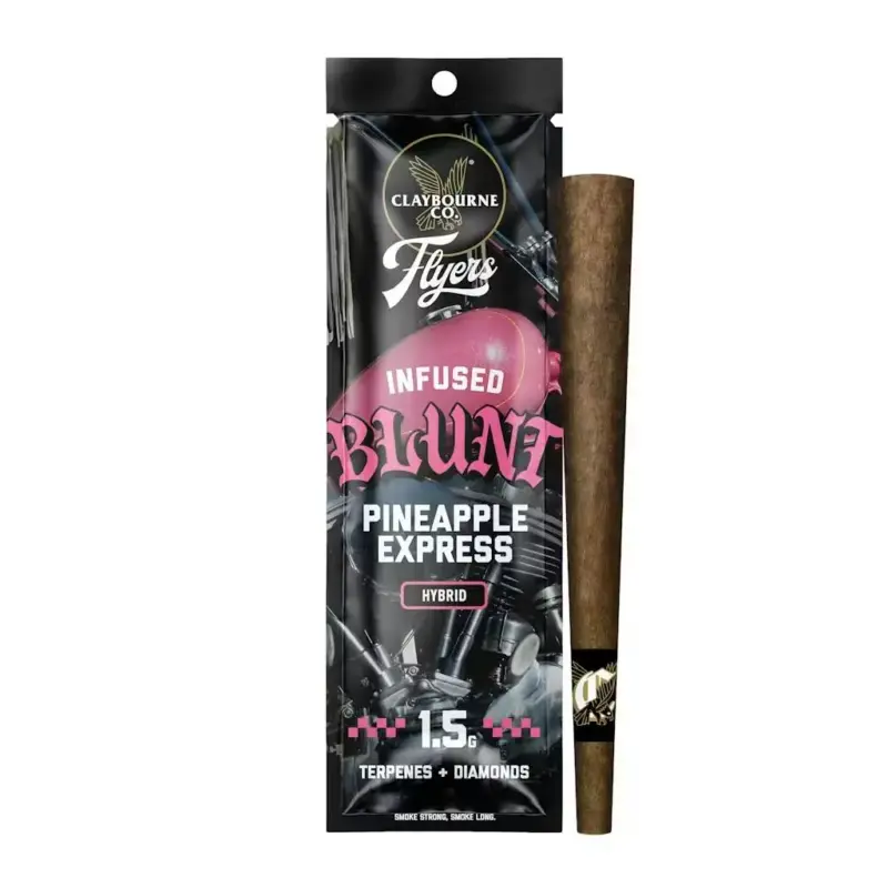 Claybourne Co. Pineapple Express • Diamond Infused Blunt • 1.5g