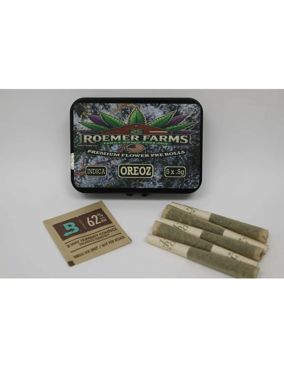 Roemer Farms Oreoz 5pk Pre-rolls 2.5g