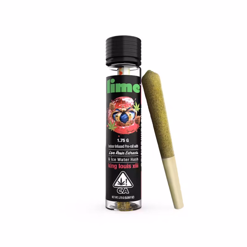 Lime 1.75g (Indica Infused Pre Roll) | King Louis XIII