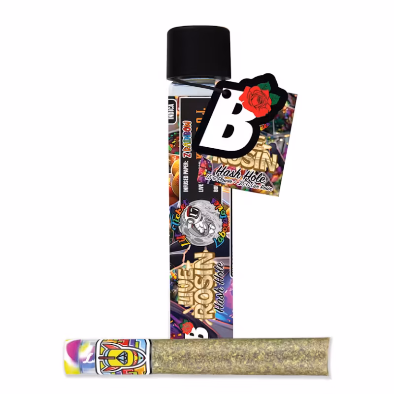 Lift Tickets Z Rainbow x Kush & OJ x Z Rainbow - 1.75g Live Rosin Infused PreRoll