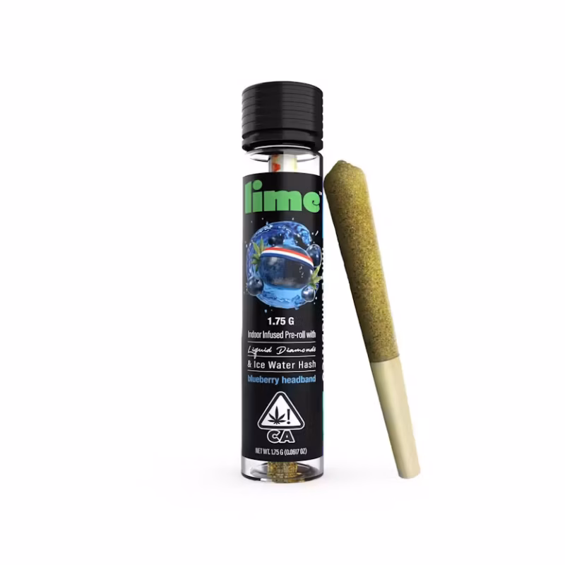 Lime 1.75g (Hybrid Infused Pre Roll) | Blueberry Headband