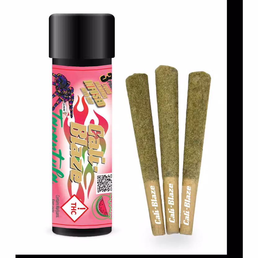 Cali-Blaze Blue Dream x Watermelon | Infused Joints | 1g each | 3pk
