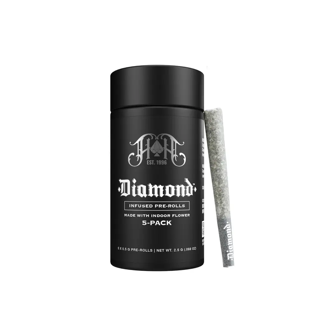 Heavy Hitters Garlicane Infused Diamond Pre-Rolls 0.5/5 pack