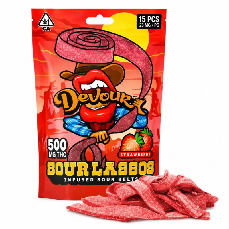 Devour – Sour Lasso Belts (500mg)