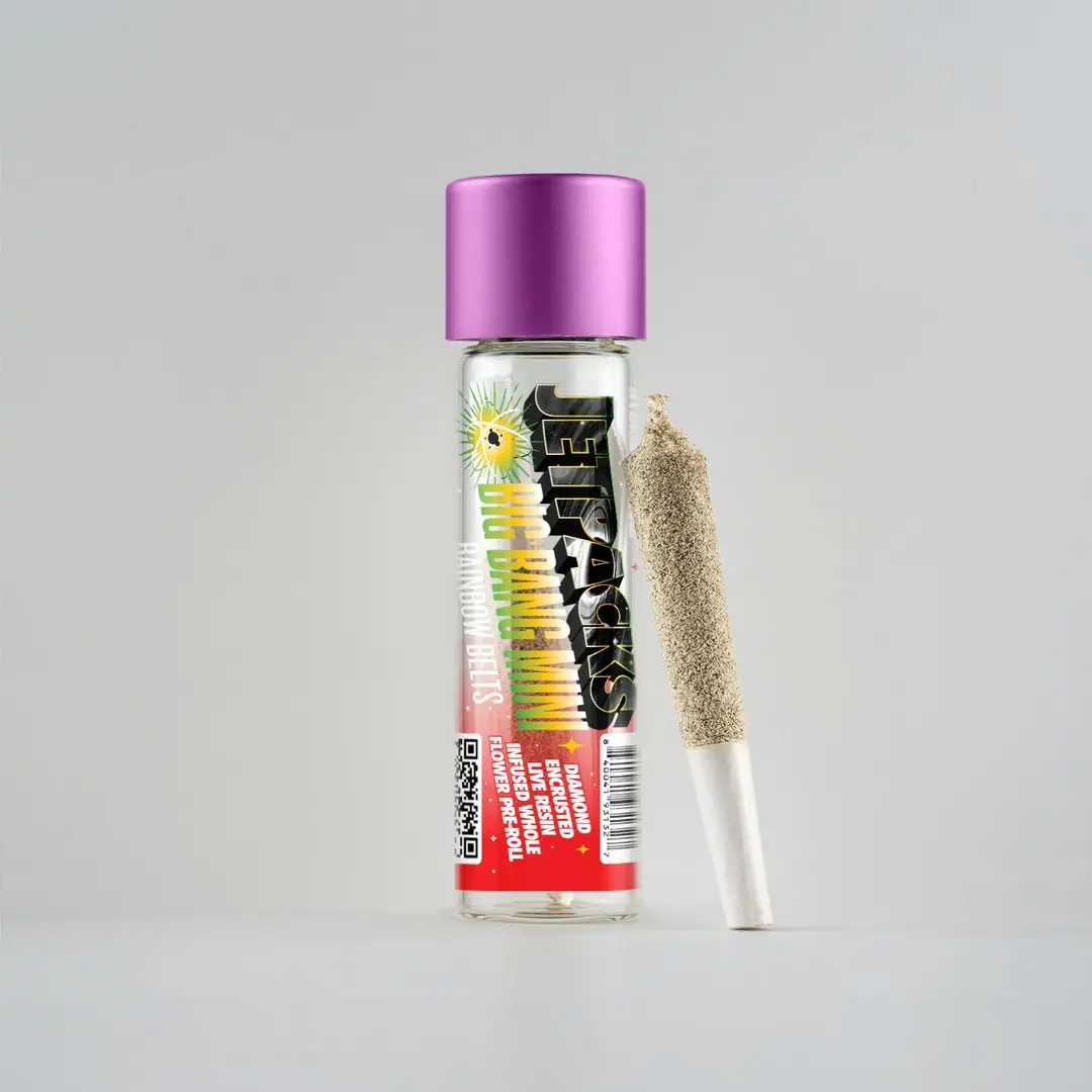 Jetpacks Rainbow Belts • Big Bang Mini • Infused Pre-Roll • .5g